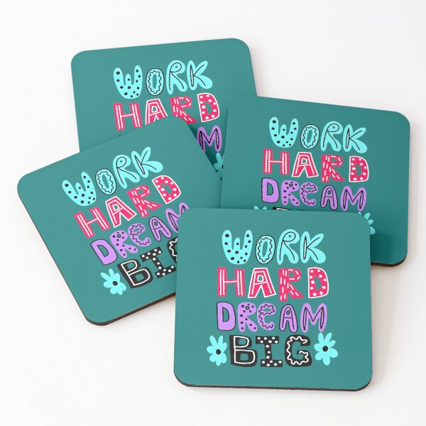 Item preview, Work Hard Dream Big, Dream Big Quotes, Childish Art designed and sold by graphic-genie.