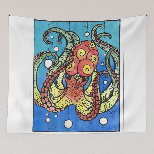 Item preview, Octopus by Jenny designed and sold by WhiteFoxAD.