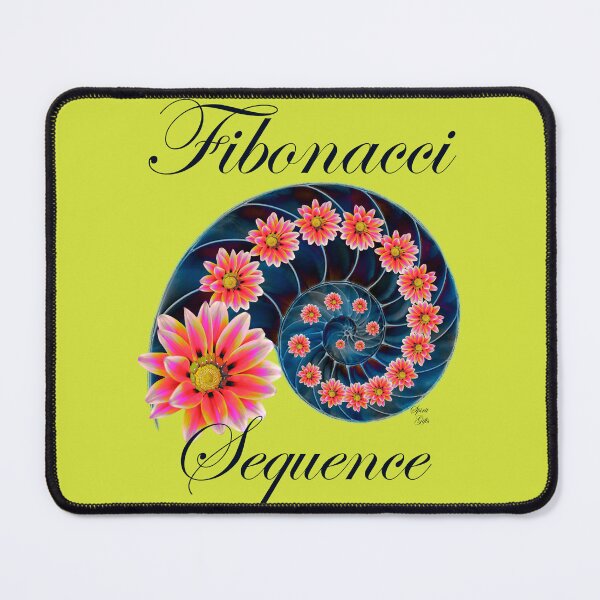 Aperçu de l'œuvre Séquence de Fibonacci le nombre d'or vert citron créée et vendue par SpiritGifts.