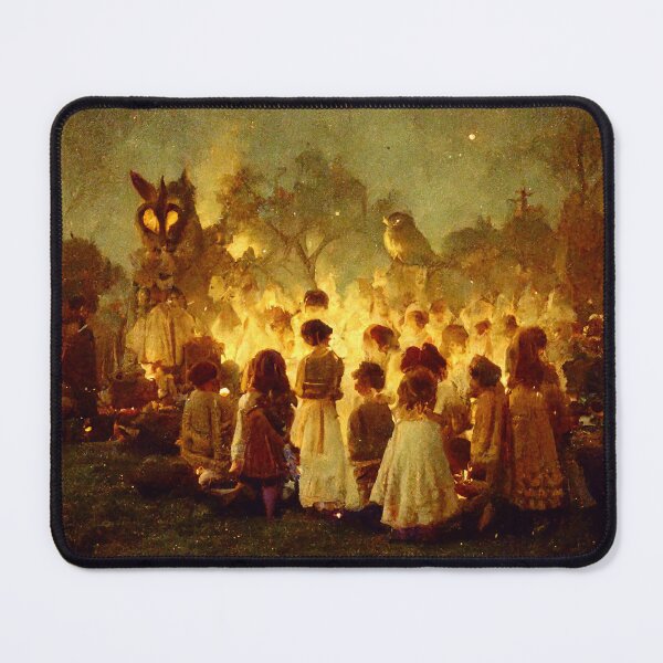 Aperçu de l'œuvre Secret Society Children of the Owls Mystery Cult Rassemblez-vous dans les bois créée et vendue par MysticAlgorithm.