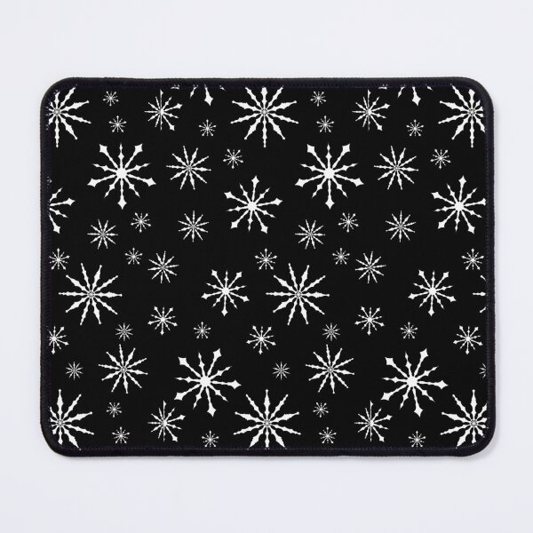Item preview, Black and White Snowflake Pattern designed and sold by SilentNoiseArt.