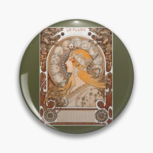 Item preview, BEST SELLER - Famous paintings - Alphonse Maria Muchas Zodiaque Classic designed and sold by CarolinHamm.