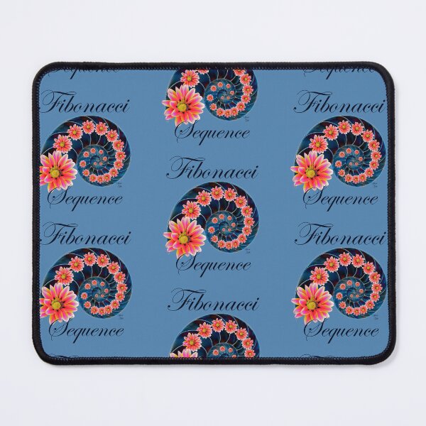 Item preview, Fibonacci Sequence the Golden Ratio Light Blue designed and sold by SpiritGifts.