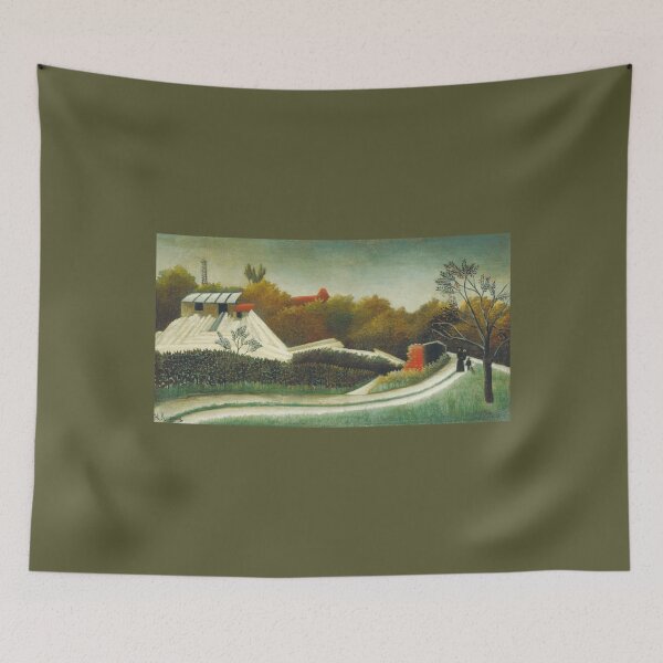 Item preview, BEST SELLER - Famous paintings - Sawmill, Outskirts of Paris. Classic designed and sold by CarolinHamm.