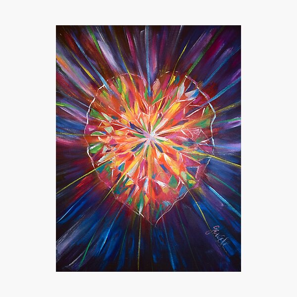 The Many Faceted Heart Photographic Print