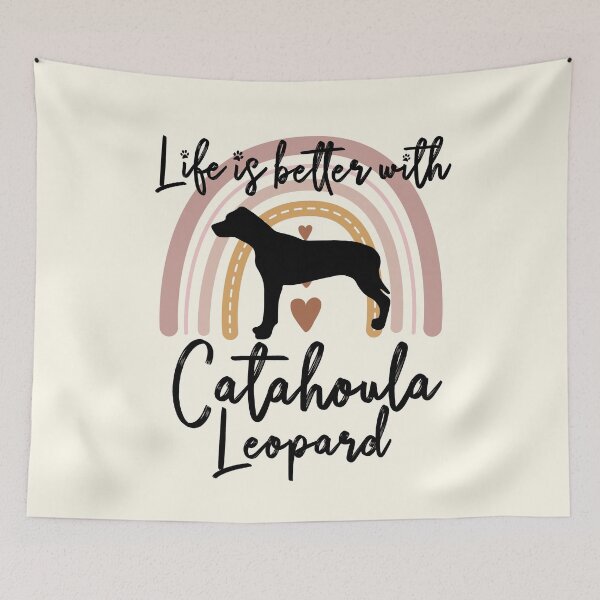 Item preview, Catahoula Leopard Dog Rainbow Aesthetic Boho designed and sold by rafaeltto.