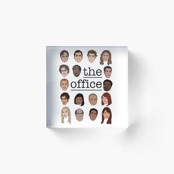 The Office Crew Acrylic Block