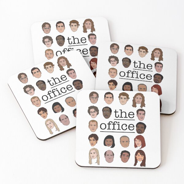 The Office Crew Coasters (Set of 4)