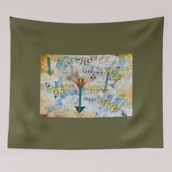 Item preview, Birds Swooping Down and Arrows 1919 by Paul Klee Classic designed and sold by CarolinHamm.