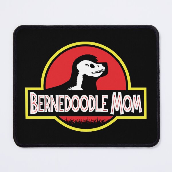 Item preview, (For Dark Background) Jurassic Bernedoodle Mom designed and sold by More Cute Dogs.