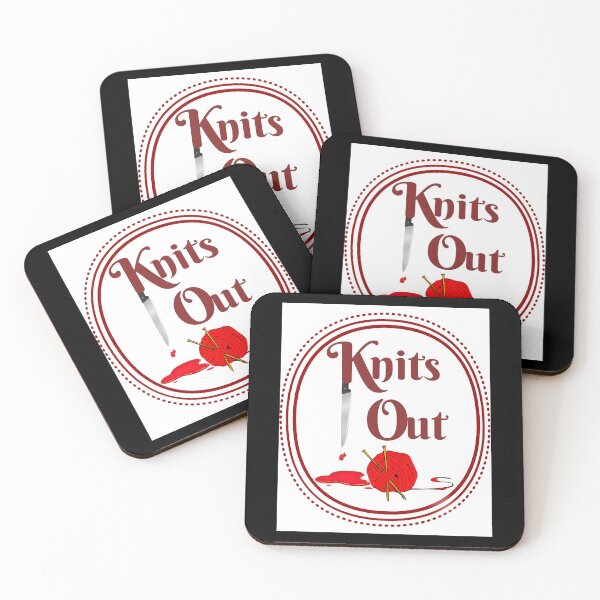 Item preview, Knits Out! Version Number 2 Ode to Knives Out!   Poster designed and sold by cholcapersih.
