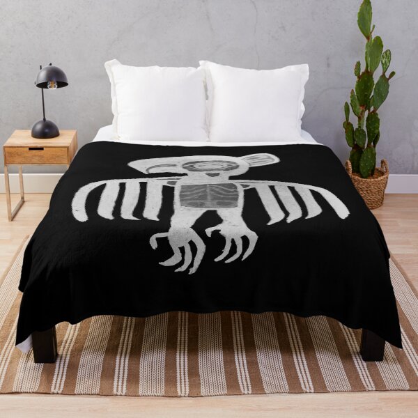 Item preview, Mystical Native American White Raven Spirit on Black designed and sold by Spirit-World.