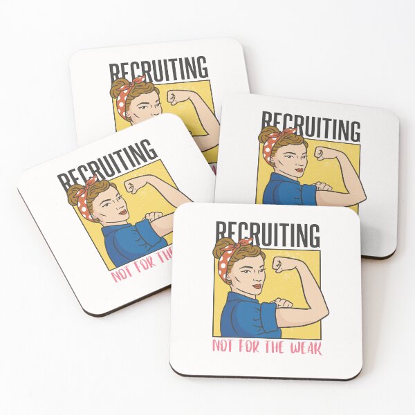 Item preview, Recruiting Recruiter Not for the Weak designed and sold by Click-Like.