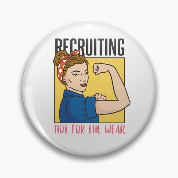 Item preview, Recruiting Recruiter Not for the Weak designed and sold by Click-Like.