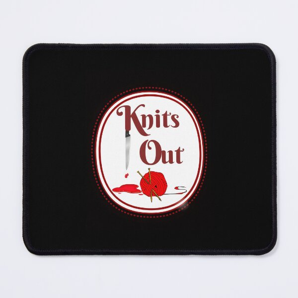 Item preview, Knits Out! Version Number 2 Ode to Knives Out!  Poster designed and sold by cholcapersih.