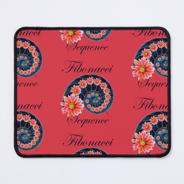 Item preview, Fibonacci Sequence the Golden Ratio Red designed and sold by SpiritGifts.