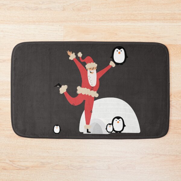 Item preview, Santa Hanging Out At The North Pole With The Penguins. designed and sold by tmdaliggr.