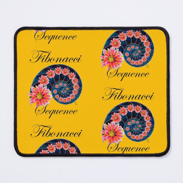 Item preview, Fibonacci Sequence the Golden Ratio Yellow designed and sold by SpiritGifts.