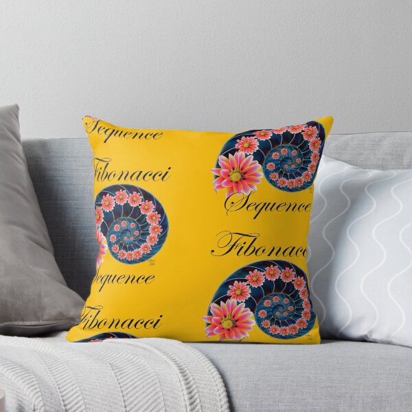 Item preview, Fibonacci Sequence the Golden Ratio Yellow designed and sold by SpiritGifts.