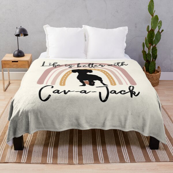Item preview, Cav-a-Jack Dog Rainbow Aesthetic Boho designed and sold by rafaeltto.