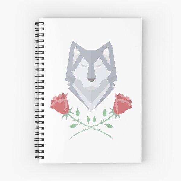 Item preview, wolf and roses designed and sold by Eleanor-Fergie.
