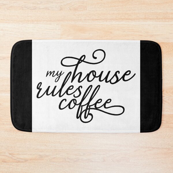 Item preview, Knives detective movie My House My Rules My Coffee - black swirl Poster designed and sold by cholcapersih.