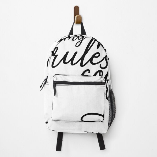 Item preview, Knives detective movie My House My Rules My Coffee - black swirl Poster designed and sold by cholcapersih.