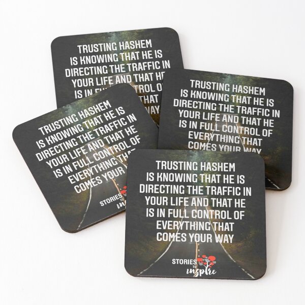 Item preview, Trusting Hashem is knowing that he is directing the traffic in your life and that he is in full control of everything that comes your way designed and sold by Stories To Inspire - Motivational Jewish Quotes.