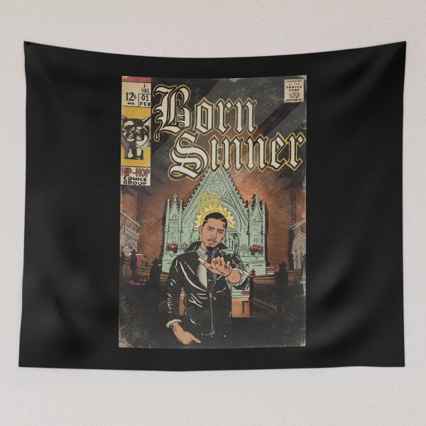Item preview, Born Sinner Album Poster - Album Born Sinner Poster designed and sold by Donna6778.