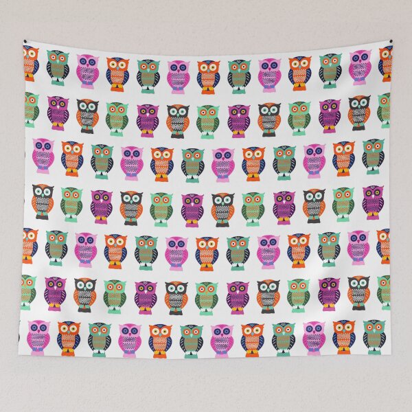 Item preview, Beautiful owls pattern designed and sold by LaBelleMaison.