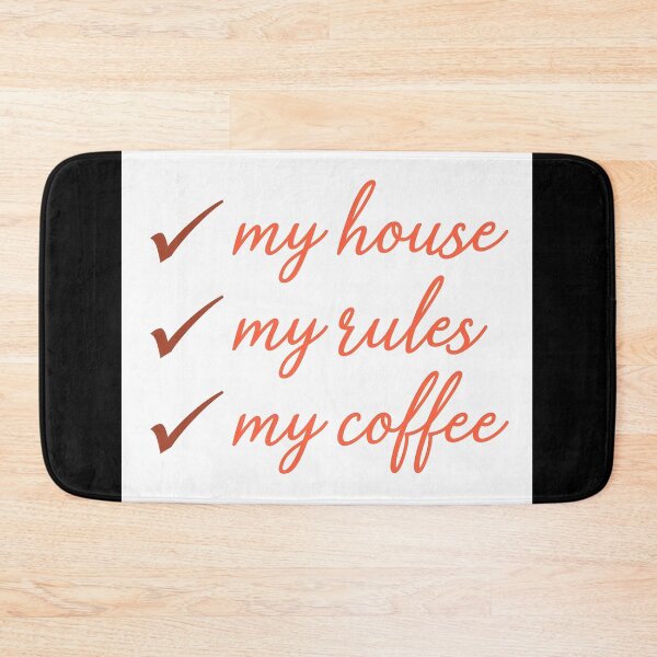 Item preview, Knives detective movie My House My Rules My Coffee - handwritten Poster designed and sold by cholcapersih.