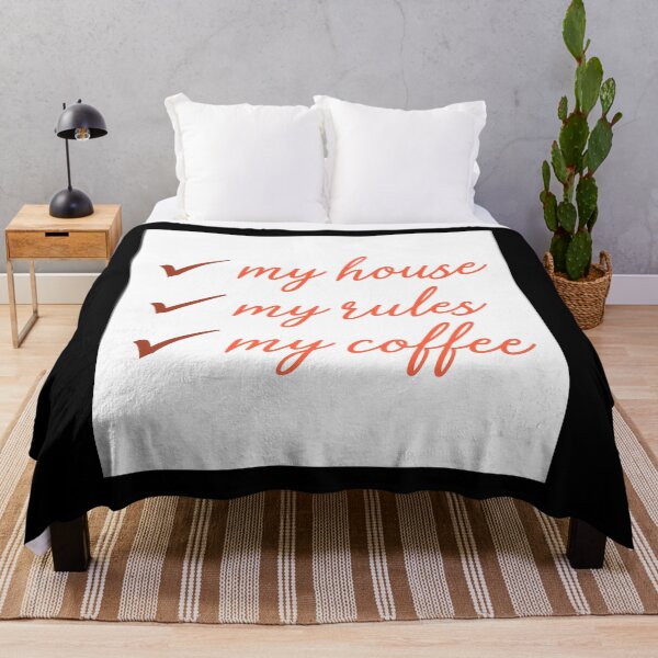 Item preview, Knives detective movie My House My Rules My Coffee - handwritten Poster designed and sold by cholcapersih.