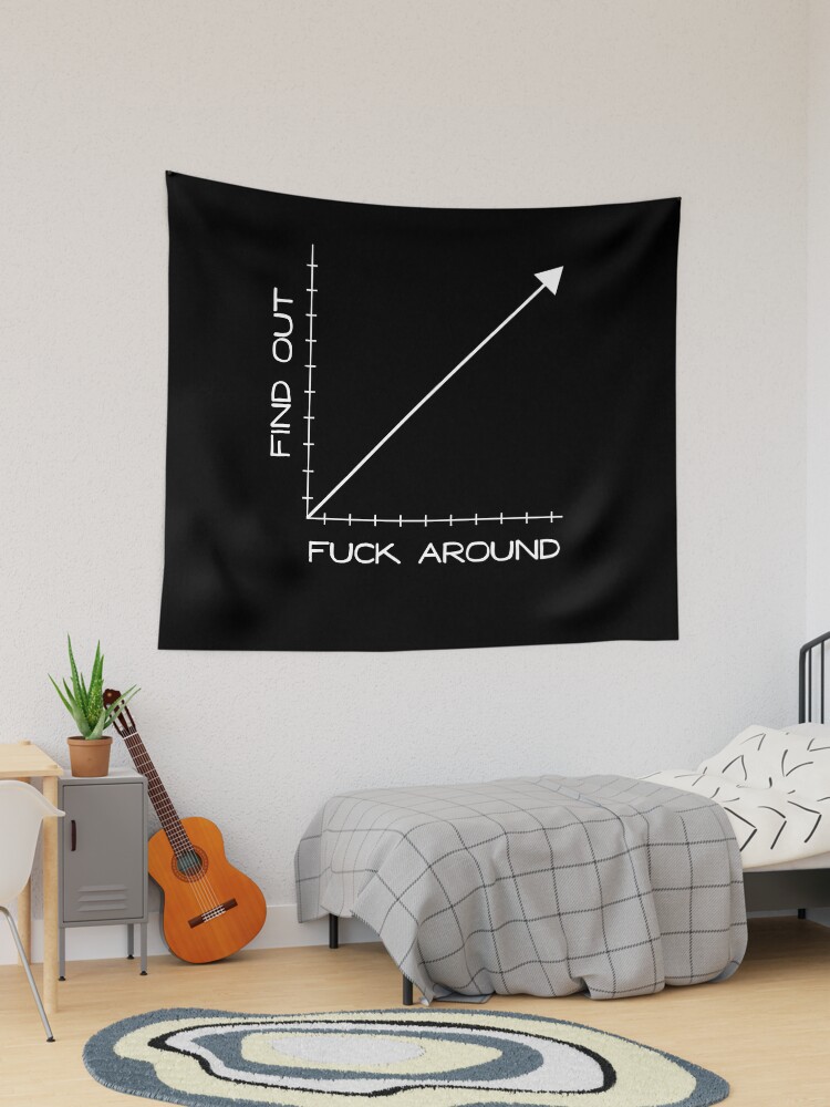 Fuck Around and Find Out Graph Chart | Poster