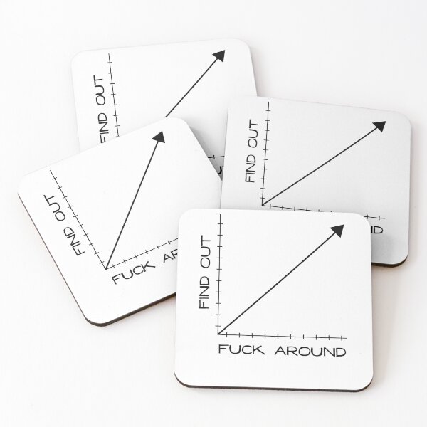 Item preview, Fuck Around and Find Out Graph Chart  designed and sold by Good-Find.