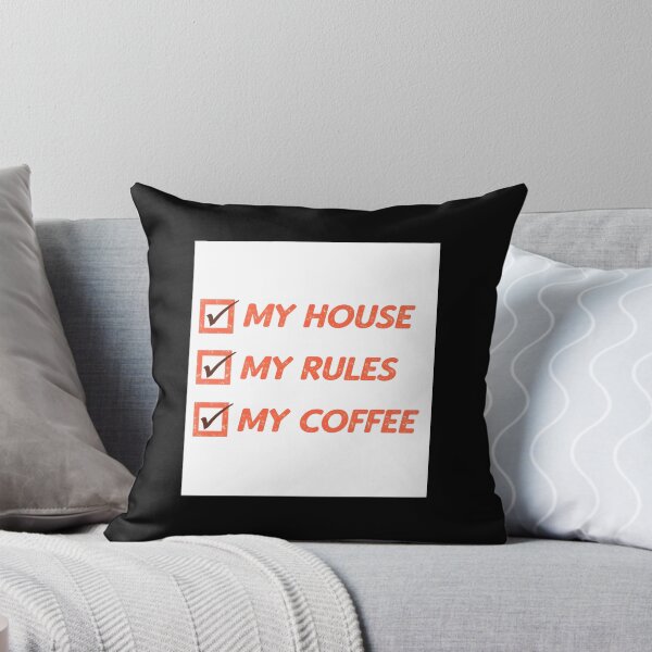 Item preview, Knives detective movie My House My Rules My Coffee Poster designed and sold by cholcapersih.