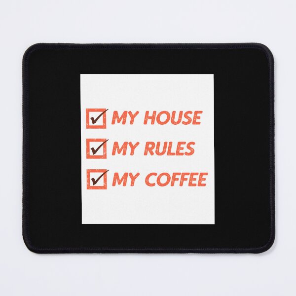Item preview, Knives detective movie My House My Rules My Coffee Poster designed and sold by cholcapersih.
