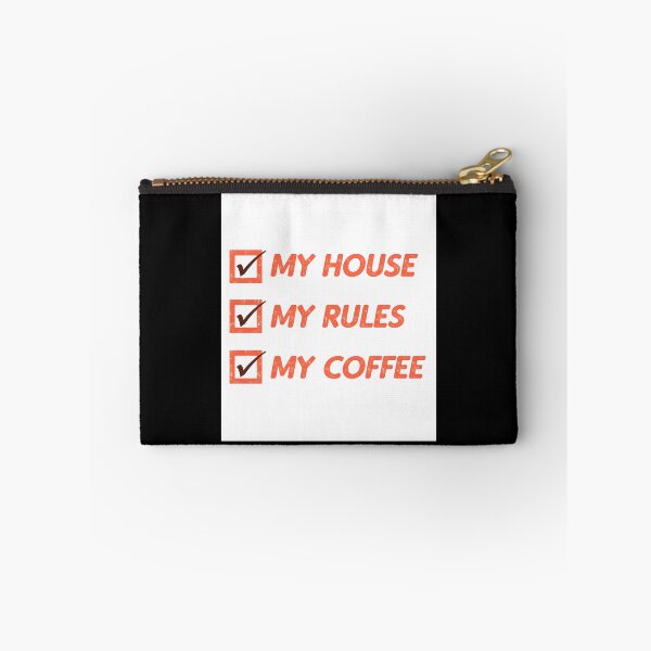 Item preview, Knives detective movie My House My Rules My Coffee Poster designed and sold by cholcapersih.