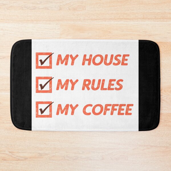 Item preview, Knives detective movie My House My Rules My Coffee Poster designed and sold by cholcapersih.