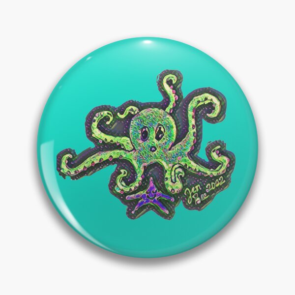 Item preview, sweet sea octopus designed and sold by jenbeeart.
