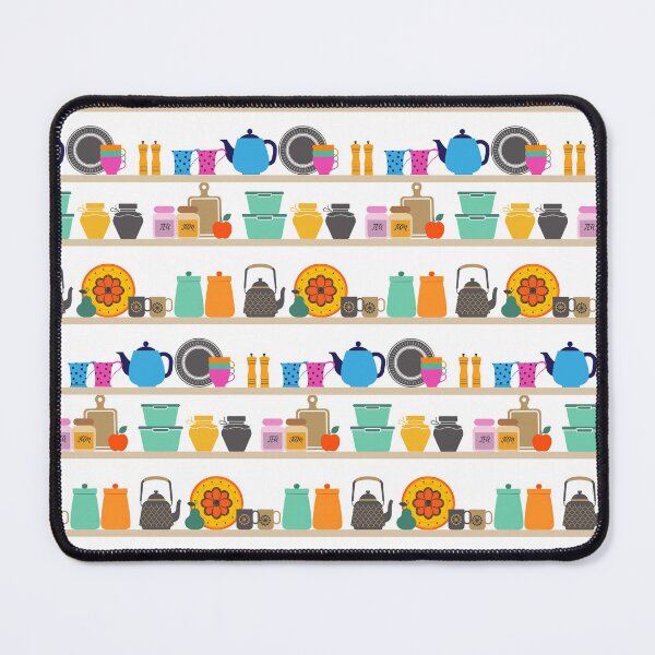 Item preview, Kitchenware on the shelf - white pattern designed and sold by LaBelleMaison.
