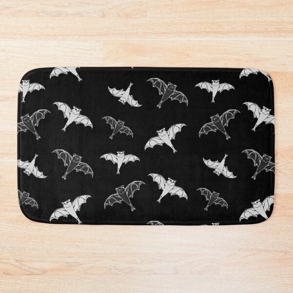 Item preview, sticker set | 7 cute flying bats from my drawing | repeating pattern | Halloween designed and sold by DigitalEurydice.