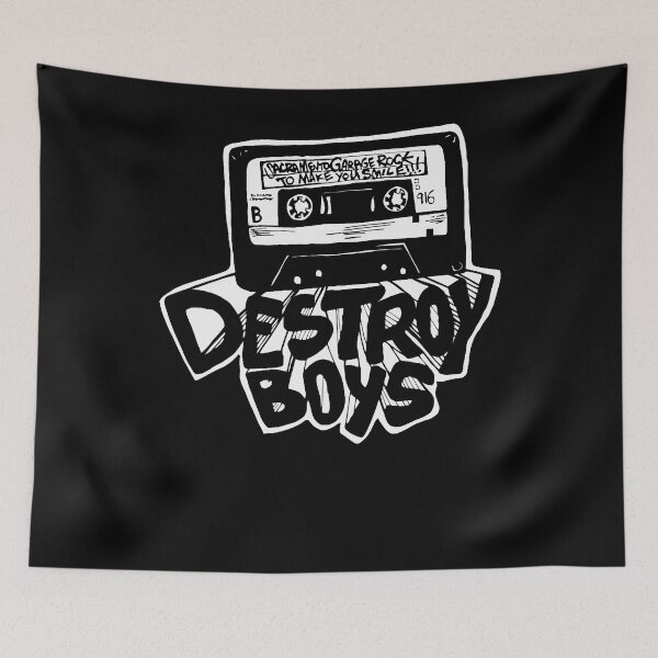 Item preview, Destroy boys cassette punk, garage rock destroy boys designed and sold by Tracey213.