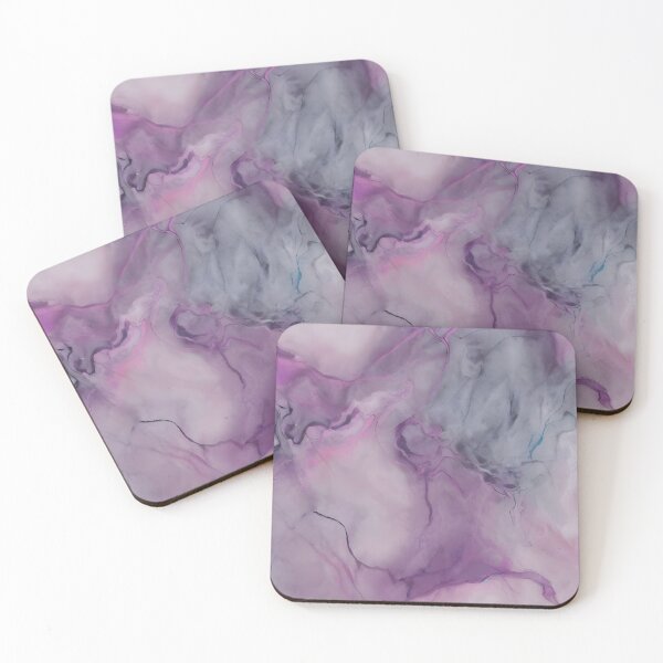 Item preview, Ethereal Muted Magenta Grey Marble Pattern designed and sold by Digital-Davinci.