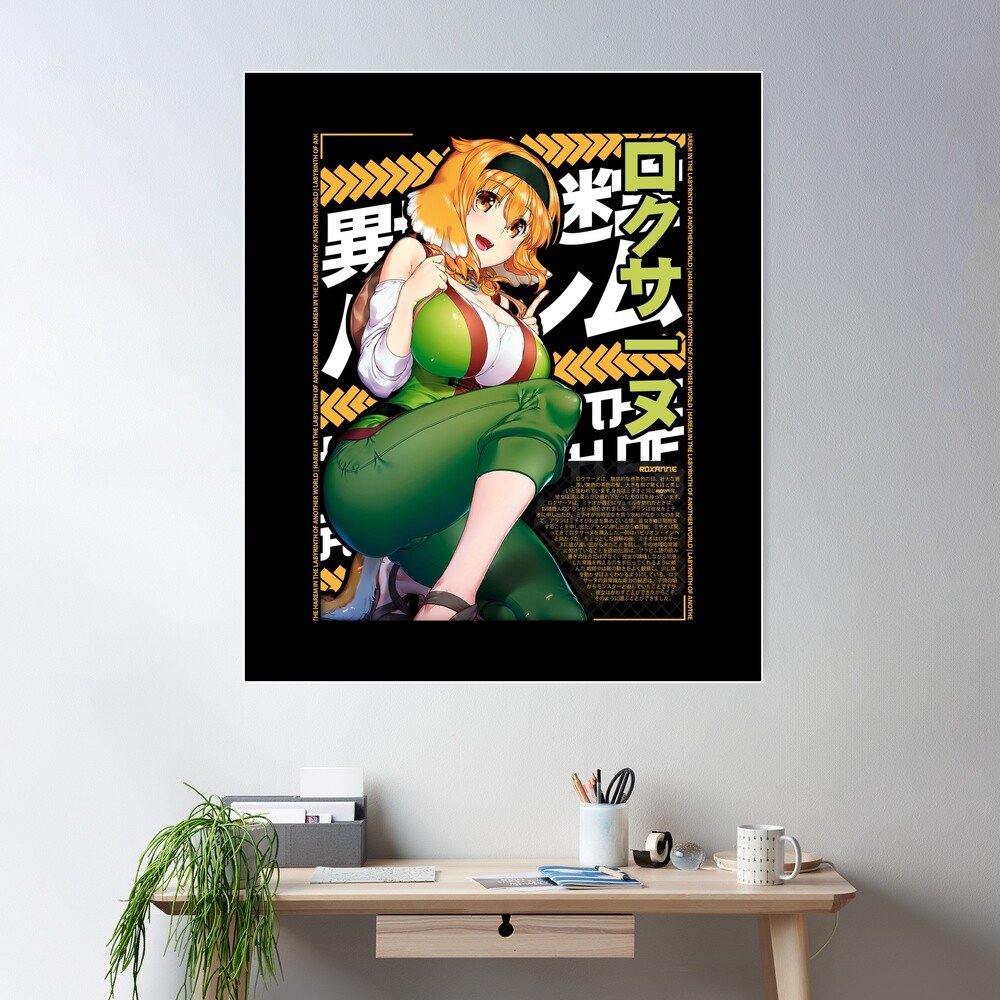 Isekai Meikyuu De Harem Wo Roxanne Solo Character Design Poster for Sale  by AlL-AbOoTaNiMe