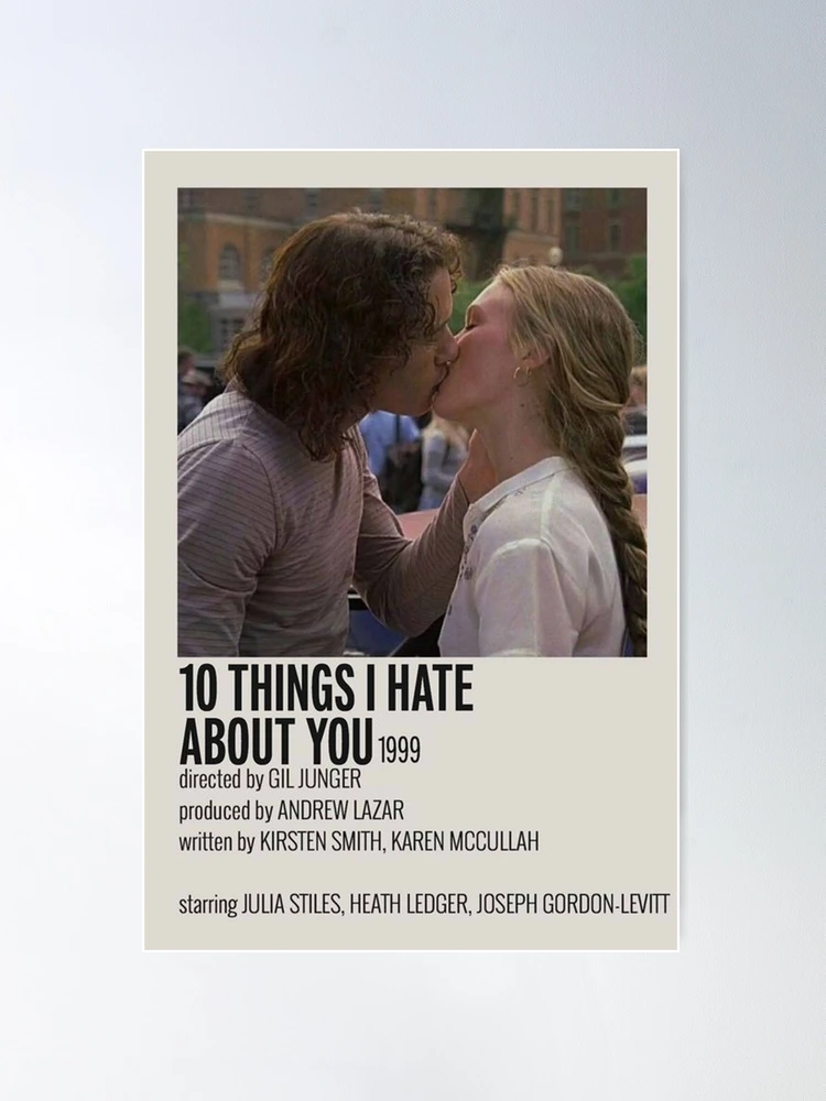 10 Things I Hate About You Minimalist Poster