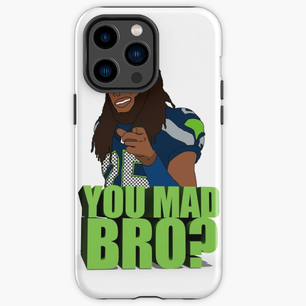 LOOK: Richard Sherman's 'You Mad Bro?' shirts, hoodies and hats 