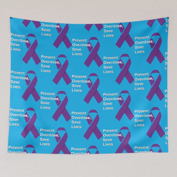 Item preview, Drug Overdose Awareness Ribbon       designed and sold by rhinosaurandfun.