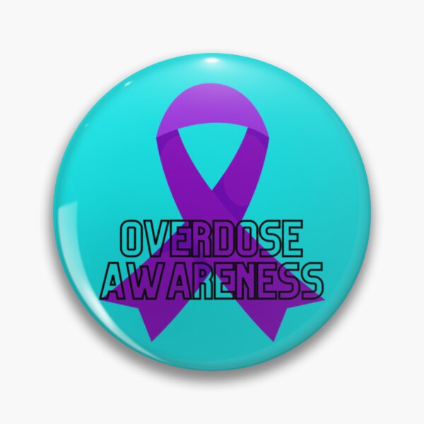 Item preview, Drug Overdose Awareness Ribbon designed and sold by rhinosaurandfun.