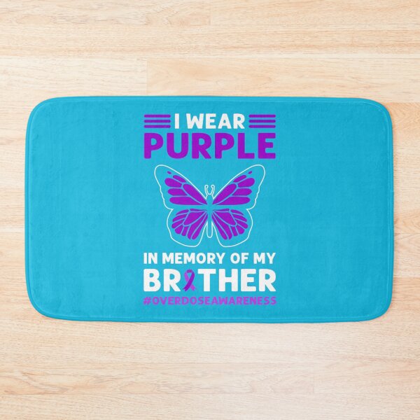 Item preview, I Wear Purple In Memory Of My Son. Overdose Awareness   designed and sold by rhinosaurandfun.