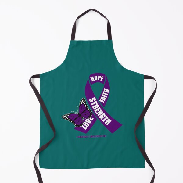 Item preview, Overdose Awareness Day Stop Overdose - support for OA ilness,ribbon purple butterfly    designed and sold by rhinosaurandfun.